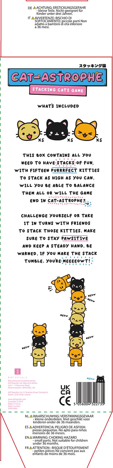 Kat(z)astrophe Stapelspiel | Cat-Astrophe Game
