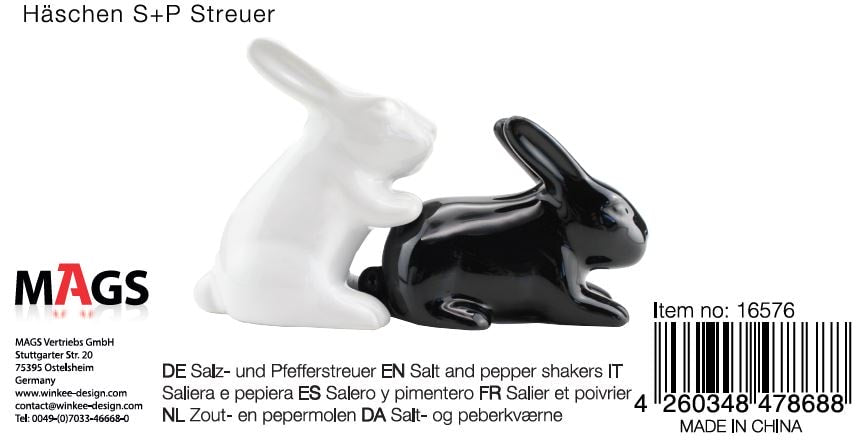 Häschen Salz- und Pfefferstreuer | Salt and Pepper Shakers