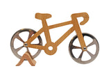 Fahrrad Pizzaschneider aus Holz | Pizza Schneider 🚲