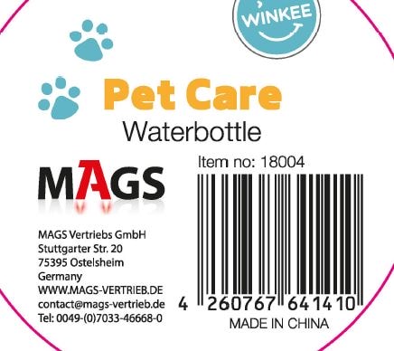 Pet Care Wasserflasche für Haustiere