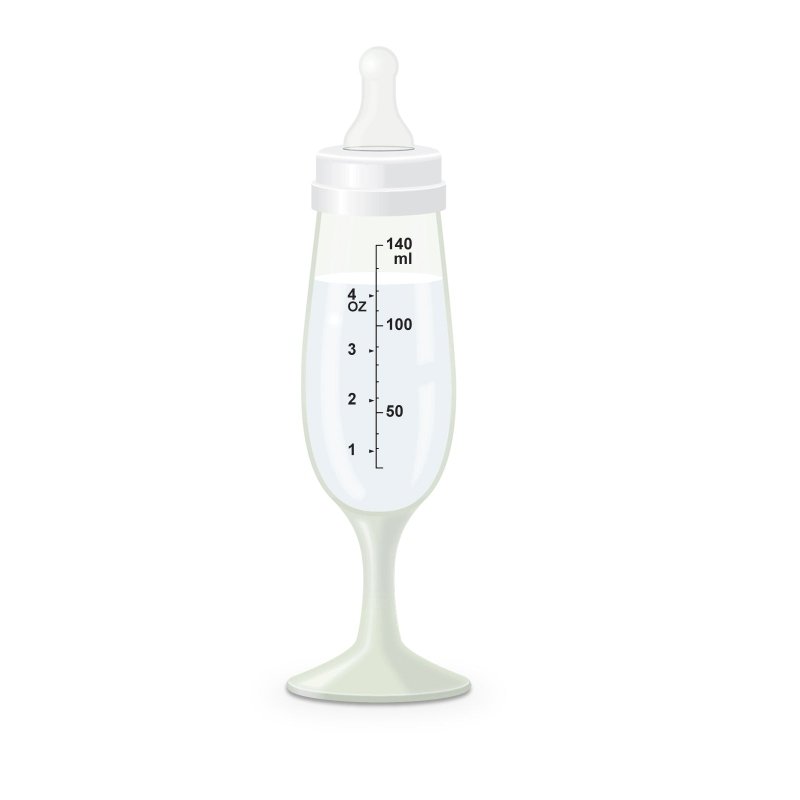 Baby Flasche Sektglas - Geschenkebuddy