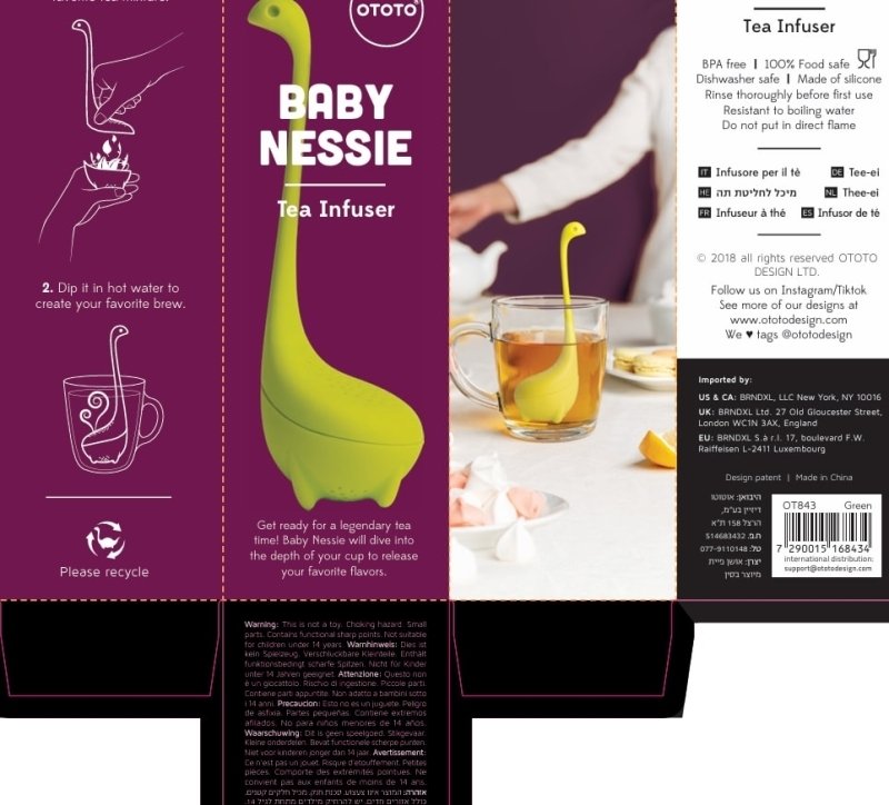 Baby Nessie Tee - Ei - Geschenkebuddy