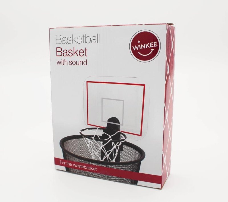 Basketball Korb für Mülleimer | Papierkorb Aufsatz mit Sound - Geschenkebuddy