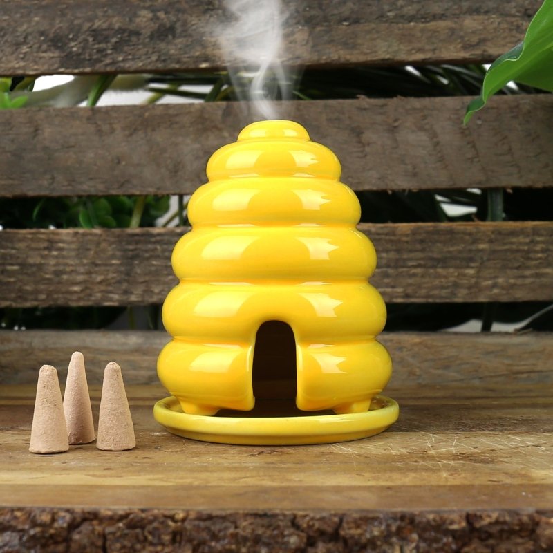 Bienenstock Räucherhäuschen | Bee Hive Incense House 🐝 - Geschenkebuddy