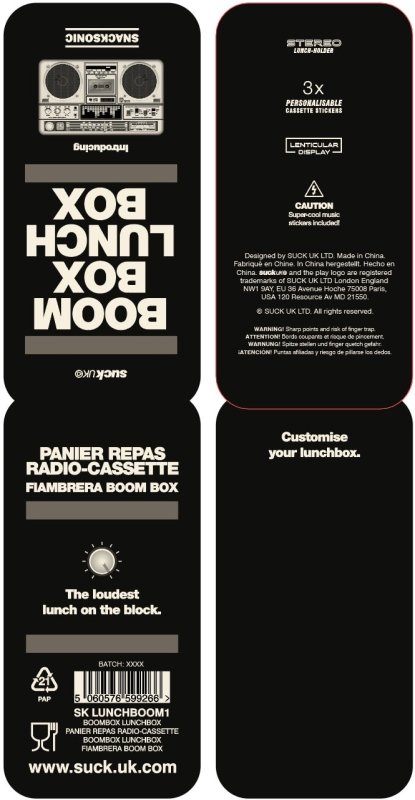 Boom Box Lunchbox 📻 - Geschenkebuddy
