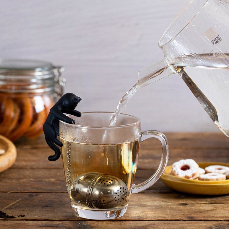 Cattea Tee Ei Teesieb Kätzchen - Tee Ei für losen Tee - Geschenkebuddy