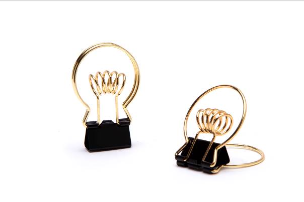Clipbulb Glühbirne - Stifte-Clip für Notizbücher | Clipbulb Binder Clip & Pen Holder