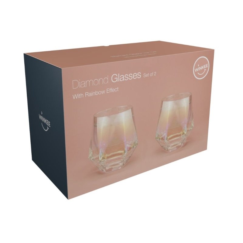 Diamant Gläser 2er Set 