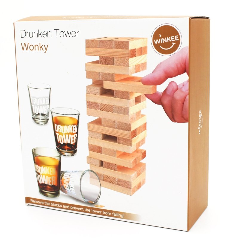 Drunken Tower - Stühle | Wackelturm - Geschenkebuddy