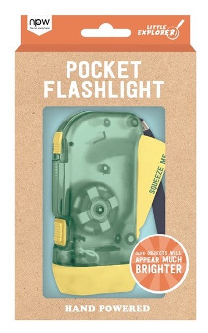 Dynamo Taschenlampe | Little Explorer Pocket Flashlight 🔦 - Geschenkebuddy