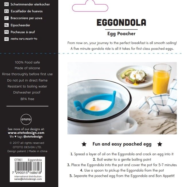 Eggondola Eier Pochierer - Geschenkebuddy