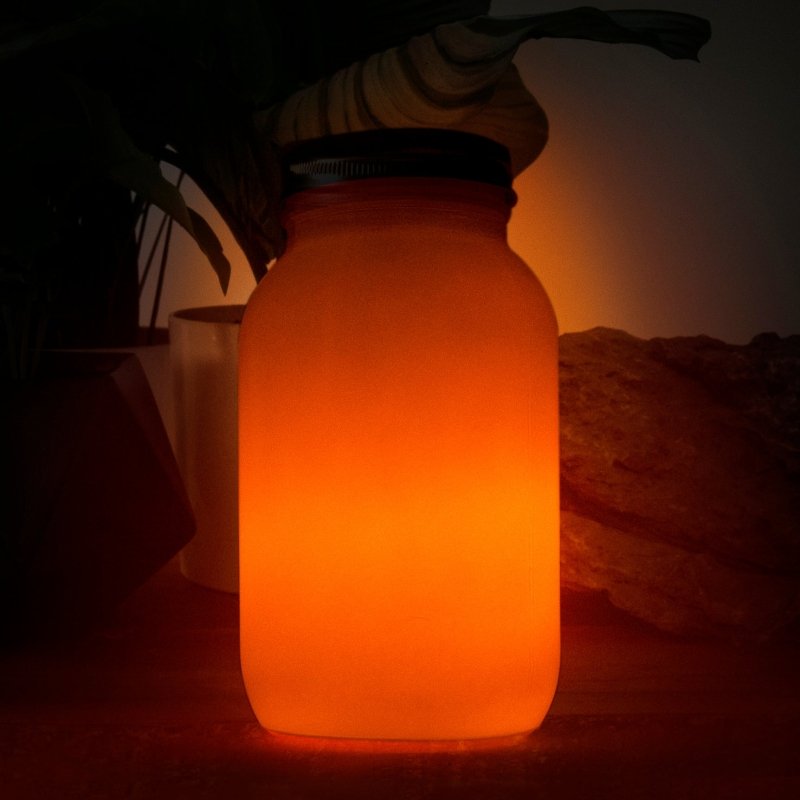 Feuer im Glas Laterne - solarbetrieben | Fire Catcher Lantern - Geschenkebuddy