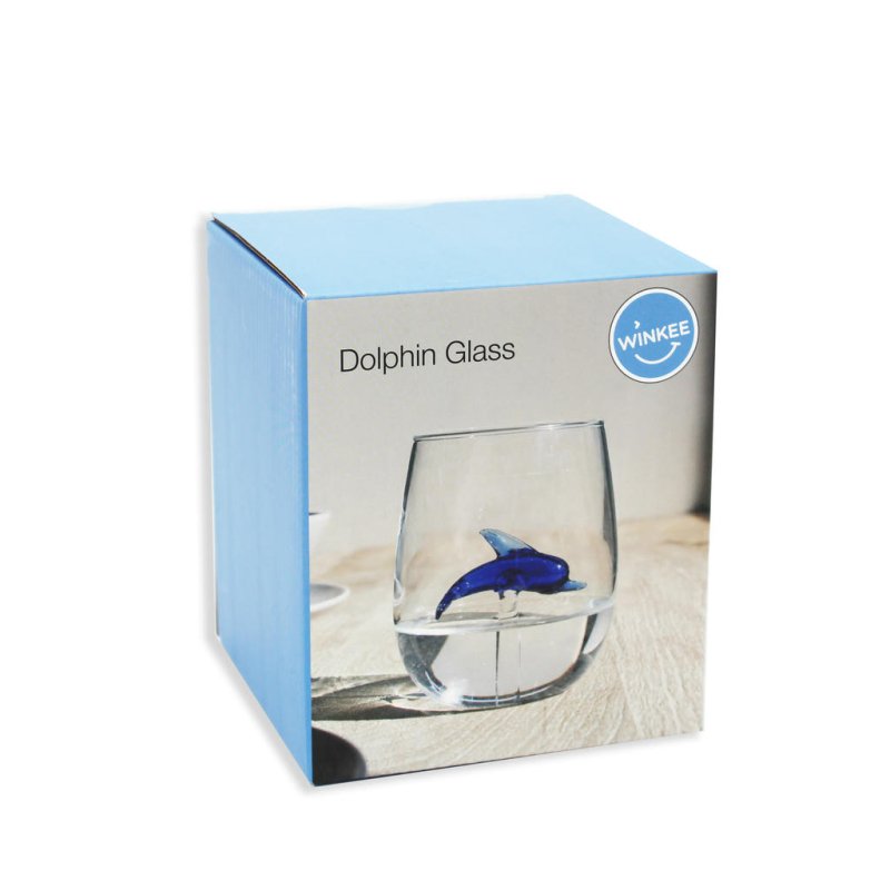 Handgemachte Gläser Delphin 300 ml - Geschenkebuddy