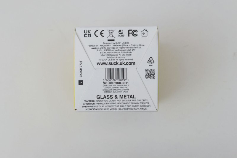 Kabellose LED Glühbirne Smiley