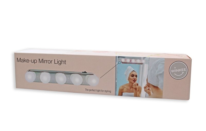 LED Glühbirnenleiste mit Saugnäpfen 💄 - Geschenkebuddy