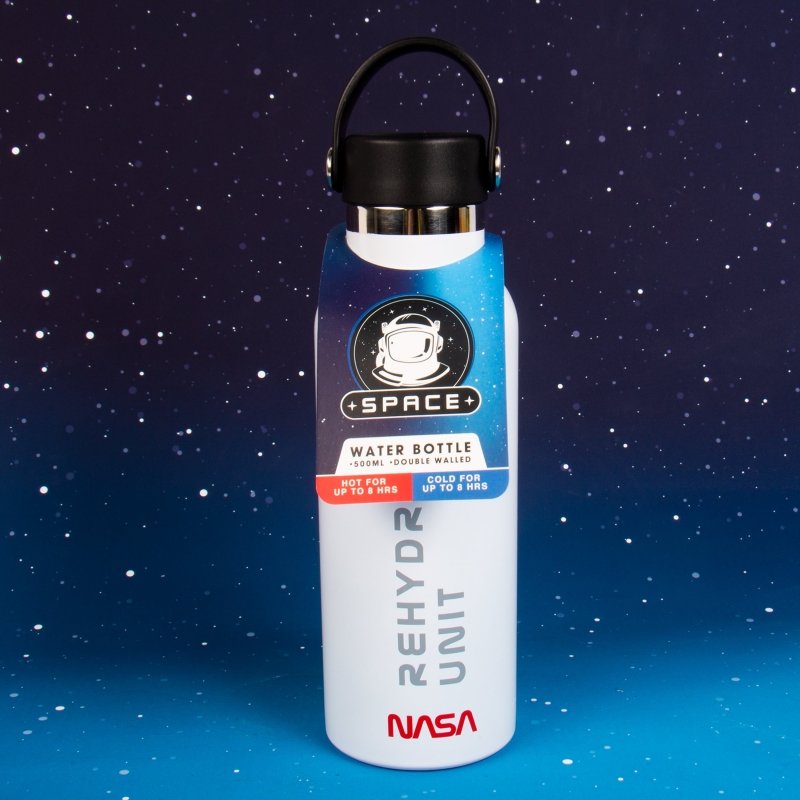 NASA Inspired Wasserflasche 0,5 Liter 👨‍🚀 - Geschenkebuddy