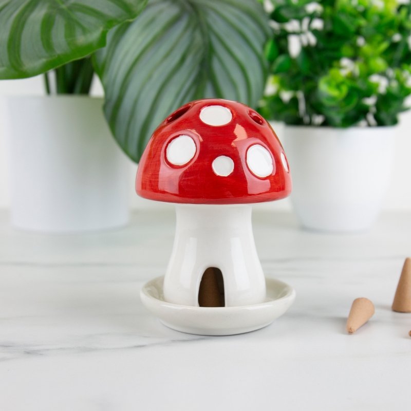 Pilz Räucherhäuschen | Mushroom Incense House 🍄 - Geschenkebuddy