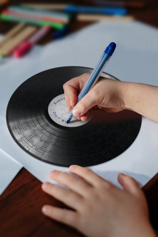 Schallplatten Puzzle | 12 Inch Record Jigsaw Puzzle - Geschenkebuddy