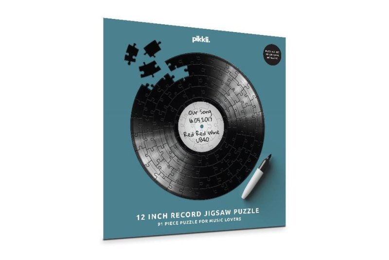 Schallplatten Puzzle | 12 Inch Record Jigsaw Puzzle - Geschenkebuddy