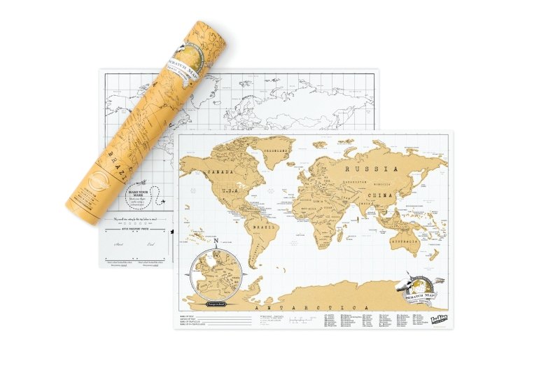 Scratch Map Rubbelkarte Classic - Geschenkebuddy