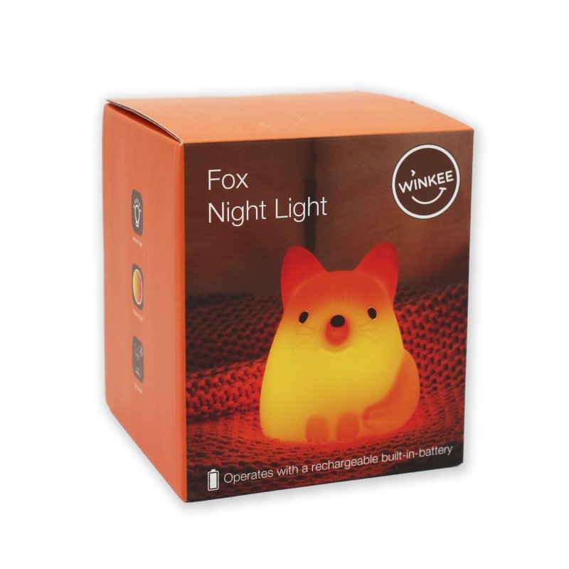 Silikon Nachtlicht Fuchs - Geschenkebuddy