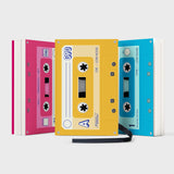 Notizbuch Musikkassette 3er Set