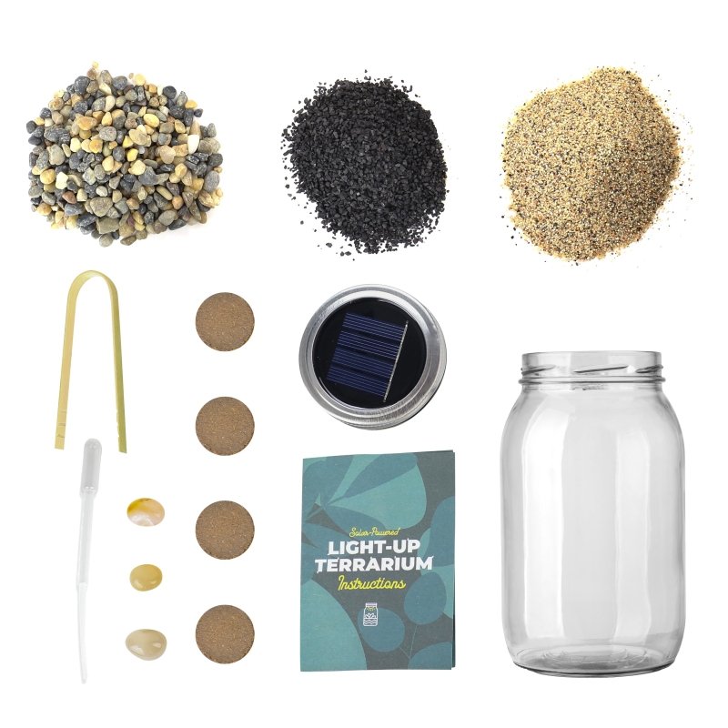 🪴 Solarbetriebenes Terrarium - Geschenkebuddy