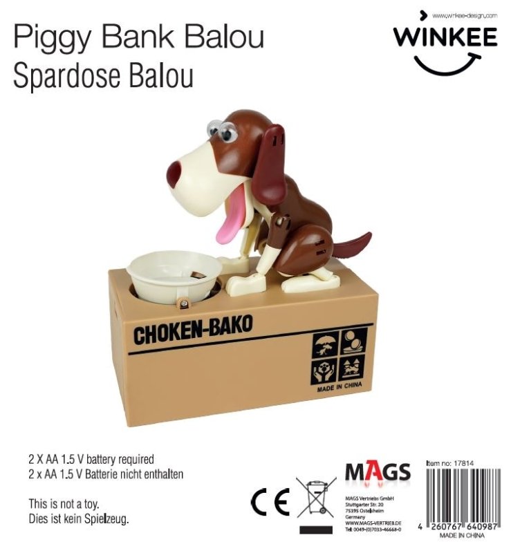 Spardose Hund | Dog piggy bank 🐶 - Geschenkebuddy