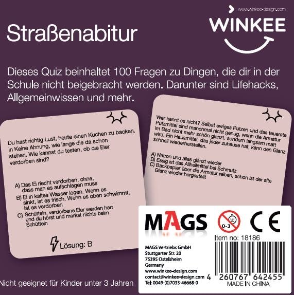 Straßenabitur - das Quiz - Geschenkebuddy