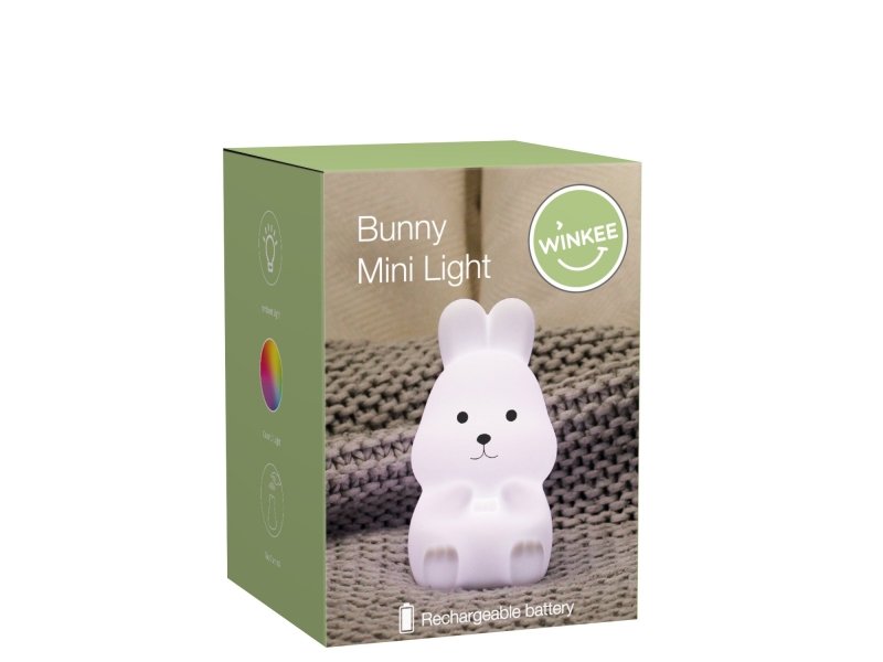 Touchsensitives Mini Nachtlicht Hase - Geschenkebuddy