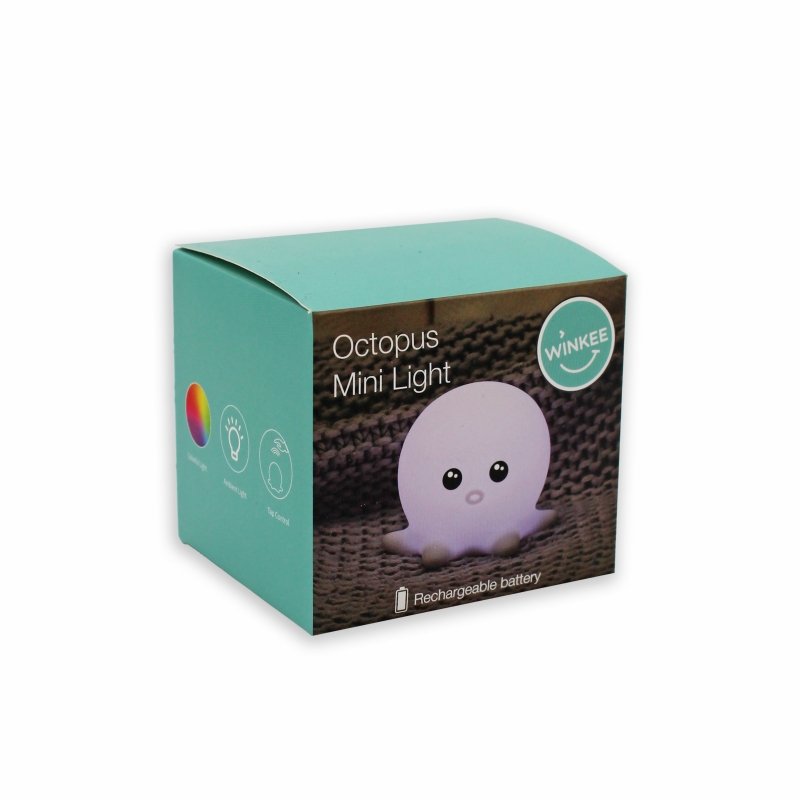 Touchsensitives Mini Nachtlicht Oktopus - Geschenkebuddy