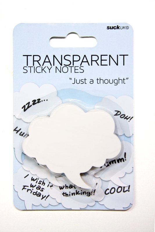 Transparente Haftnotizen | Transparent Sticky Notes ❤️💬 - Geschenkebuddy