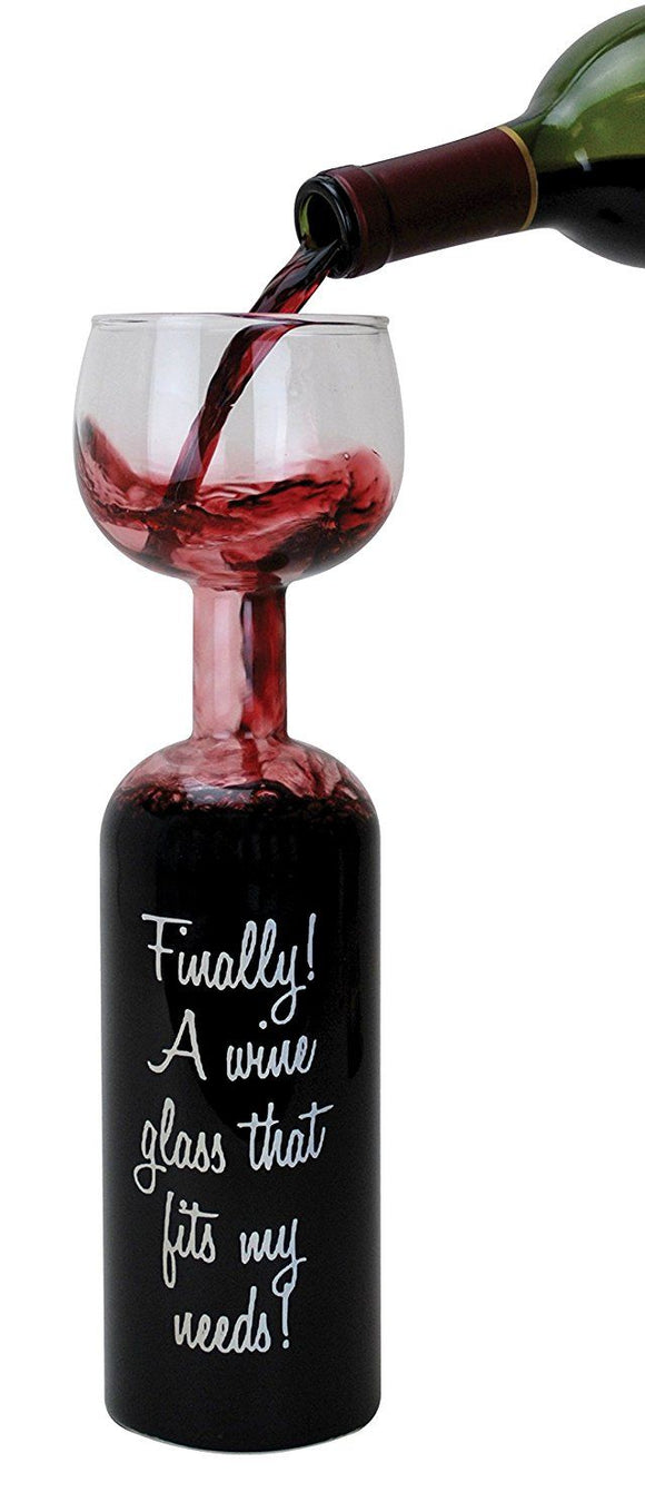 Weinflaschenglas | Wine bottle glass 🍷