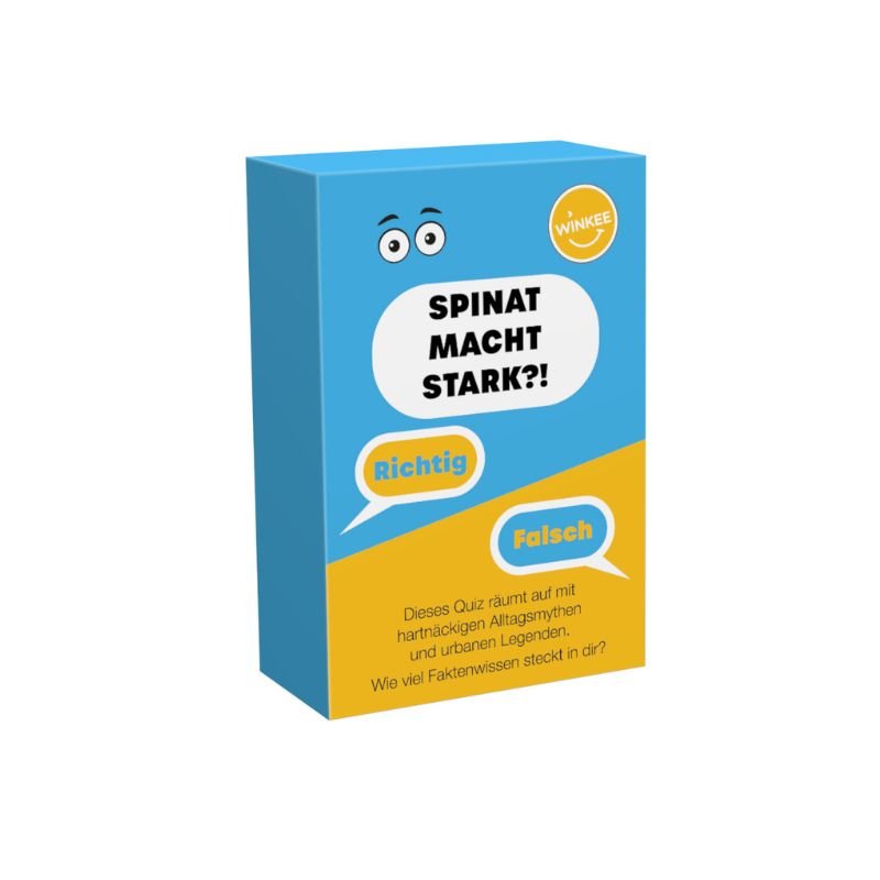 Winkee - Spinat macht Stark Quiz - Geschenkebuddy