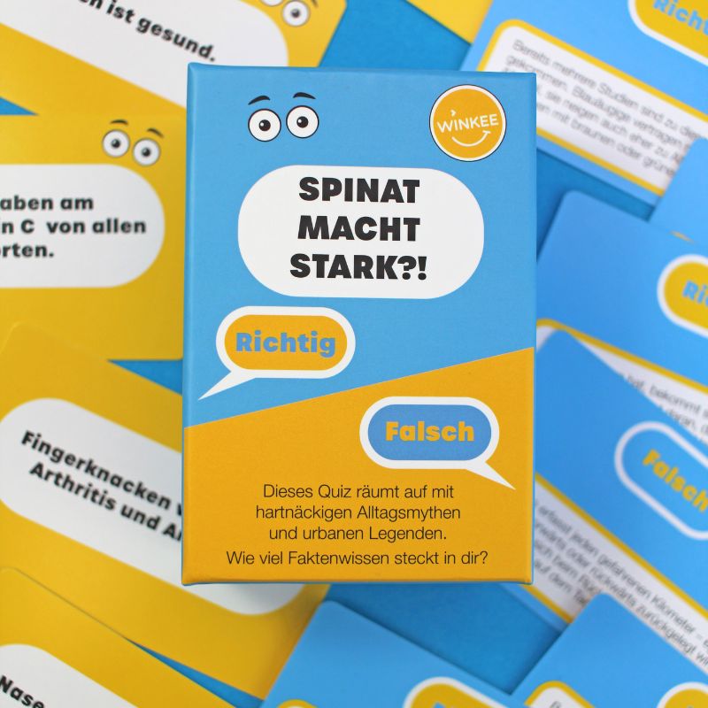 Winkee - Spinat macht Stark Quiz - Geschenkebuddy