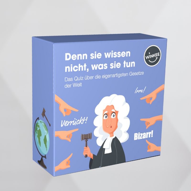 Winkee - Verrückte Gesetze Quiz - Geschenkebuddy