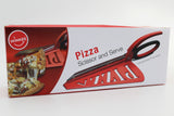 Pizzaschneider-Schere mit Servierfläche | Pizza Scissor and Serve