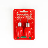 Leuchtende Weihnachtsohrringe | Festive Light up earrings