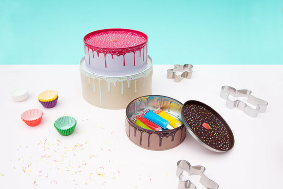 Aufbewahrungsdosen Torte 3er Set | Cake Storage Tins (Set of 3)🎂