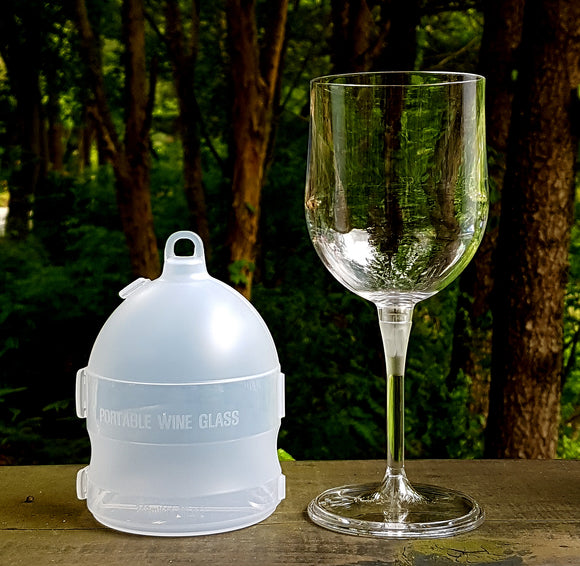 Weinglas für Camping - Inklusive Transportverpackung