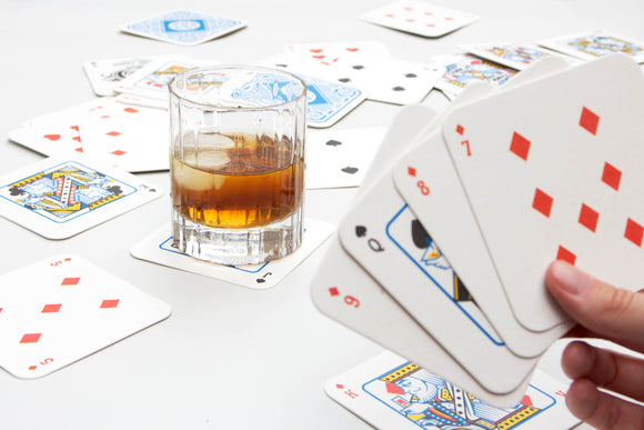 Spielkarten Bierdeckel | Playing Card Drink Markers & Mats 🃏